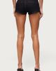Edikted Edikted Cheney Low Rise Stretchy Denim Shorts in Dark/Blue, Women's at Urban Outfitters - 4