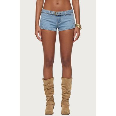 EDIKTED EDIKTED Ciel Low Rise Micro Denim Shorts