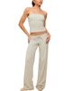 Edikted Edikted Claudia Straight Leg Pants - 5