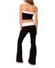 Edikted Edikted Contrast Fold Over Tube Top - 2