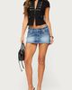 Edikted Edikted Cordi Napoleon Hook & Eye Top in Black, Women's at Urban Outfitters - 2