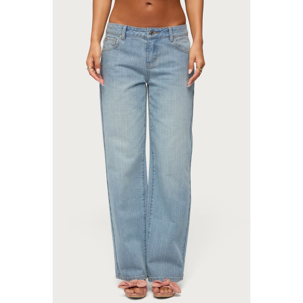 EDIKTED EDIKTED Cresida Low Rise Straight Leg Jeans