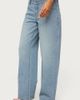 Edikted Edikted Cresida Low Rise Straight Leg Jeans in Light/Blue/Washed, Women's at Urban Outfitters - 2