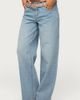 Edikted Edikted Cresida Low Rise Straight Leg Jeans in Light/Blue/Washed, Women's at Urban Outfitters - 4