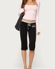 Edikted Edikted Crown Capri Pants in Black/And/Gray, Women's at Urban Outfitters - 2