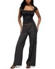Edikted Edikted Cruz Double Belt Baggy Tailored Pants - 3