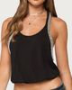 Edikted Edikted Cuya Chainmail Racerback Top in Black, Women's at Urban Outfitters - 1