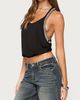 Edikted Edikted Cuya Chainmail Racerback Top in Black, Women's at Urban Outfitters - 4