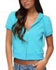 Edikted Edikted Daisi Short Sleeve Hoodie Top - 1