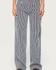 Edikted Edikted Daja Striped Low Rise Baggy Jeans in Navy/And/White, Women's at Urban Outfitters - 1