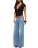 Edikted Edikted Dale Low Rise Straight Leg Stretchy Jeans - 3
