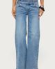 Edikted Edikted Dale Low Rise Straight Leg Stretchy Jeans in Light/Blue/Washed, Women's at Urban Outfitters - 1