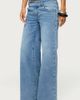 Edikted Edikted Dale Low Rise Straight Leg Stretchy Jeans in Light/Blue/Washed, Women's at Urban Outfitters - 4
