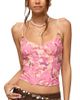 Edikted Edikted Daneri Metal Ring Floral Corset - 1