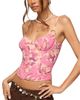 Edikted Edikted Daneri Metal Ring Floral Corset - 4