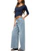 Edikted Edikted Darynne Low Rise Baggy Jeans - 4