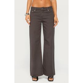 EDIKTED EDIKTED Daytime Low Rise Baggy Wide Leg Jeans