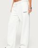 Edikted Edikted Deila Polka Dot Edikted Sweatpants in White, Women's at Urban Outfitters - 1