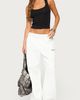 Edikted Edikted Deila Polka Dot Edikted Sweatpants in White, Women's at Urban Outfitters - 2