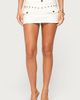 Edikted Edikted Deliya Studded Cargo Skort in White, Women's at Urban Outfitters - 1