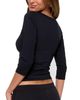 Edikted Edikted Desi Scoop Neck Three-Quarter Sleeve Top - 2