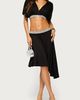 Edikted Edikted Dida Asymmetric Beaded Midi Skirt in Black, Women's at Urban Outfitters - 1