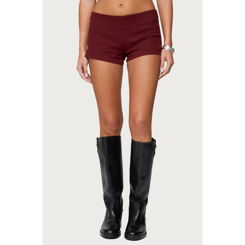 EDIKTED EDIKTED Dinah Low Rise Denim Micro Shorts