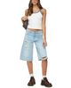Edikted Edikted Distressed Low Rise Boyfriend Bermuda Shorts - 5