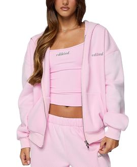 Edikted Edikted Diva Zip Up Hoodie