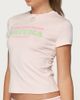 Edikted Edikted Edikted Bites T Shirt Top in Light/Pink, Women's at Urban Outfitters - 3