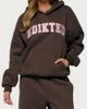 Edikted Edikted Edikted Glow Rhinestone Hoodie in Brown, Women's at Urban Outfitters - 1