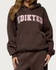 Edikted Edikted Edikted Glow Rhinestone Hoodie in Brown, Women's at Urban Outfitters - 4