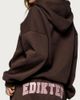 Edikted Edikted Edikted Glow Rhinestone Hoodie in Brown, Women's at Urban Outfitters - 5