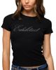 Edikted Edikted Edikted Icon Rhinestone T Shirt - 4