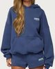 Edikted Edikted Edikted New York Hoodie in Navy, Women's at Urban Outfitters - 1