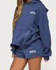 Edikted Edikted Edikted New York Hoodie in Navy, Women's at Urban Outfitters - 4