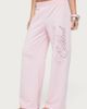 Edikted Edikted Edikted Studio Rhinestone Sweatpants in Light/Pink, Women's at Urban Outfitters - 4
