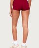 Edikted Edikted Elinor High Rise Shorts in Burgundy, Women's at Urban Outfitters - 3