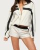 Edikted Edikted Emrie Stripey Nylon Shorts in Stone, Women's at Urban Outfitters - 1