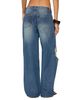 Edikted Edikted Eunia Studded Low Rise Baggy Jeans - 2