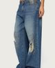 Edikted Edikted Eunia Studded Low Rise Baggy Jeans in Blue/Washed, Women's at Urban Outfitters - 3