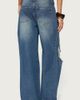 Edikted Edikted Eunia Studded Low Rise Baggy Jeans in Blue/Washed, Women's at Urban Outfitters - 5