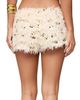 Edikted Edikted Faux Feather Sequin Micro Shorts - 3