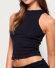 Edikted Edikted Filipa High Neck Ribbed Tank Top in Black, Women's at Urban Outfitters - 3
