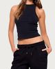 Edikted Edikted Filipa High Neck Ribbed Tank Top in Black, Women's at Urban Outfitters - 4