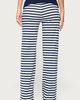 Edikted Edikted Fina Contrast Foldover Striped Pants in Navy/And/White, Women's at Urban Outfitters - 5