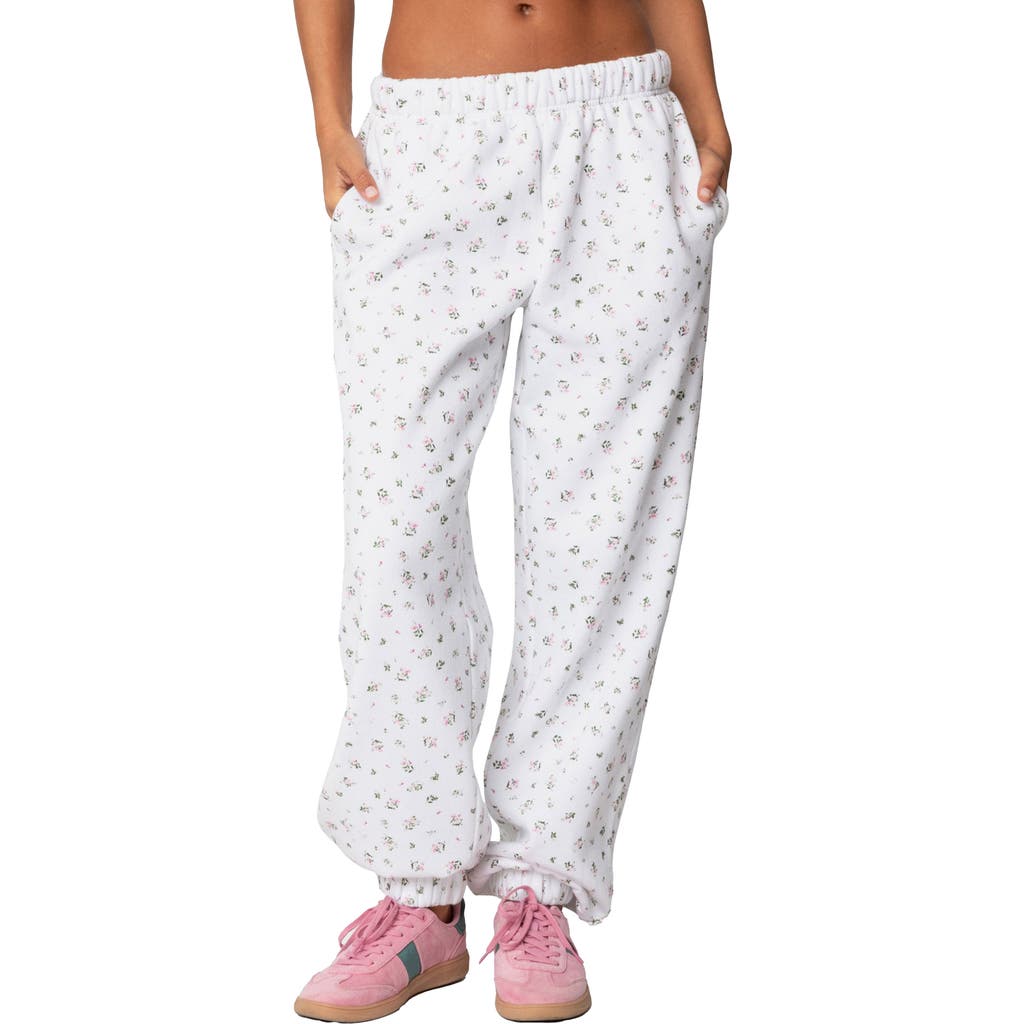 EDIKTED EDIKTED Floral Oversize Sweatpants