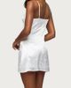 Edikted Edikted Floral Satin Effect Cupped Mini Dress in White, Women's at Urban Outfitters - 3
