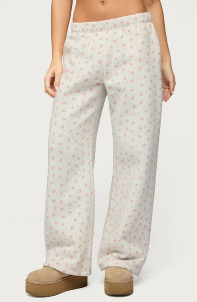 EDIKTED EDIKTED Flower Power Wide Leg Sweatpants