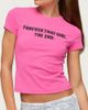 Edikted Edikted Forever That Girl T Shirt Top in Pink, Women's at Urban Outfitters - 1